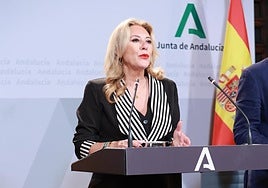 La consejera de Economía, Hacienda y Fondos Europeos y portavoz del Gobierno, Carolina España