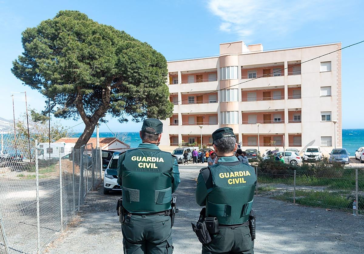 Imagen de archivo de la intervención de la Guardia Civil durante el crimen.