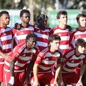 Alineación titular del Granada para el amistoso contra el Cádiz.