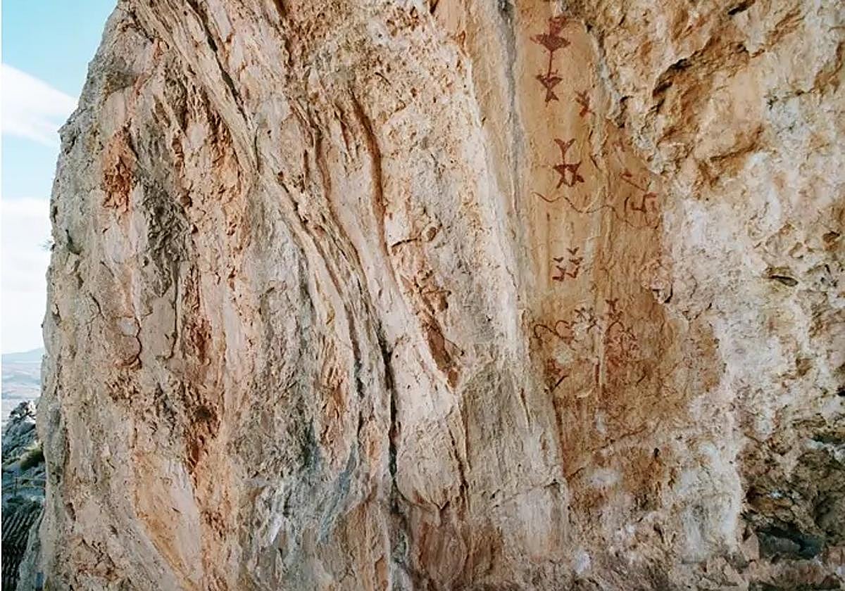 Arte rupestre en la provincia de Almería.