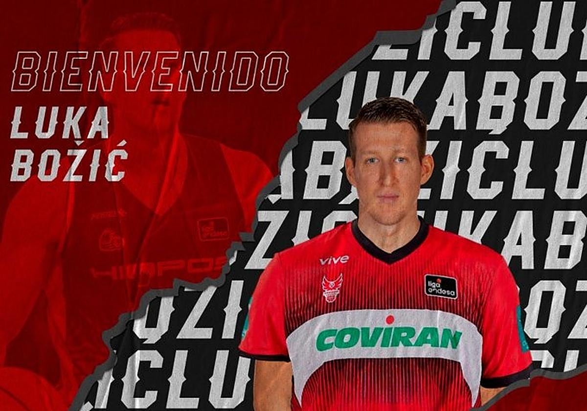 El Covirán hace oficial el fichaje de Luka Bozic