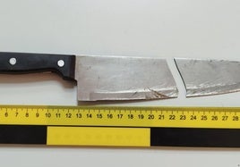 El cuchillo que empleó.