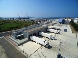 Vista aérea del PCF del Puerto de Motril
