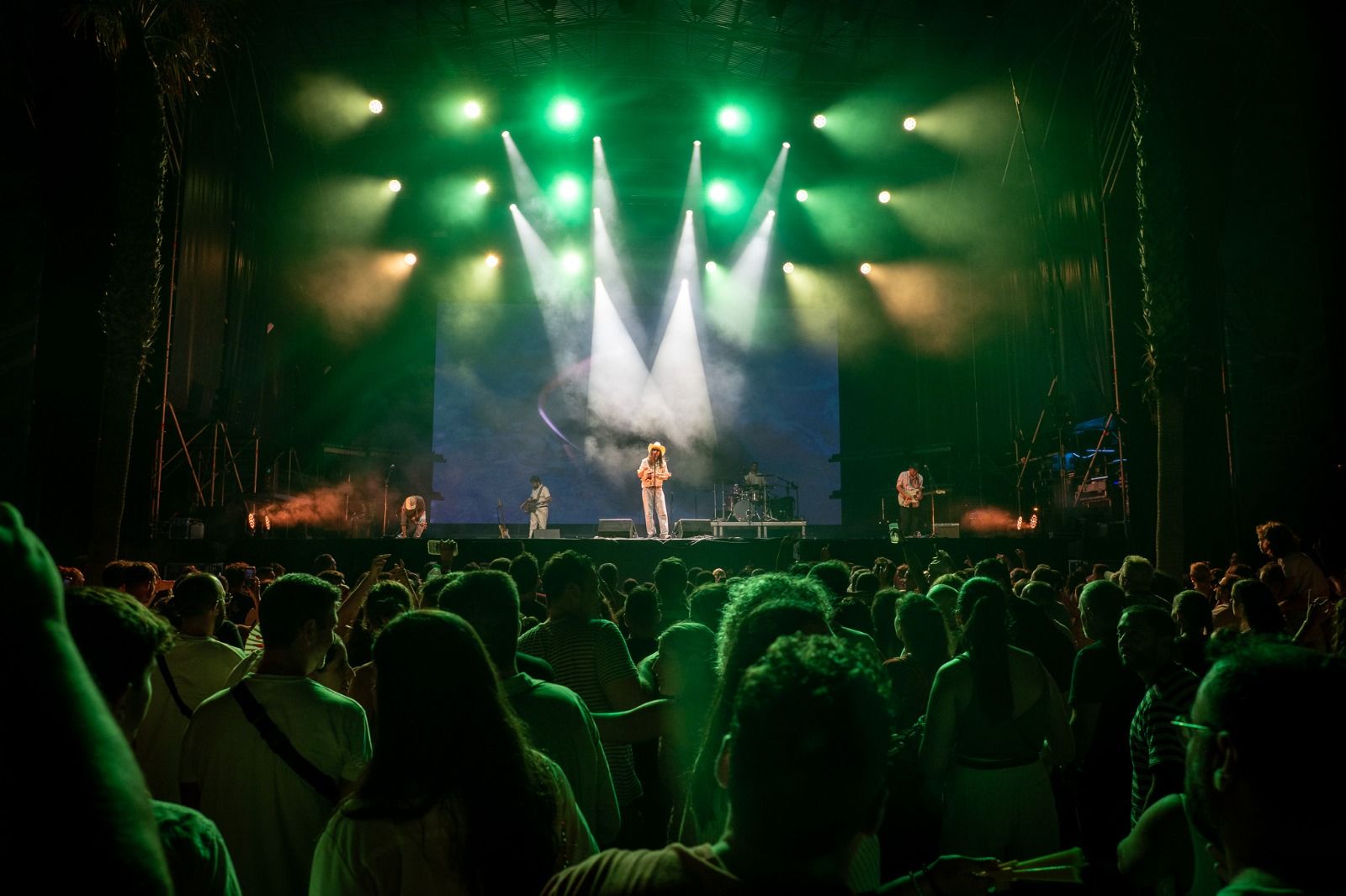 Un momento de la actuación de Carlos Sadness.