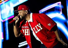 Will Smith, en un momento de su actuación en Almería.