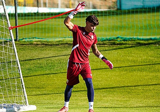 Bruno entrenando durante la pretemporada en Marbella.