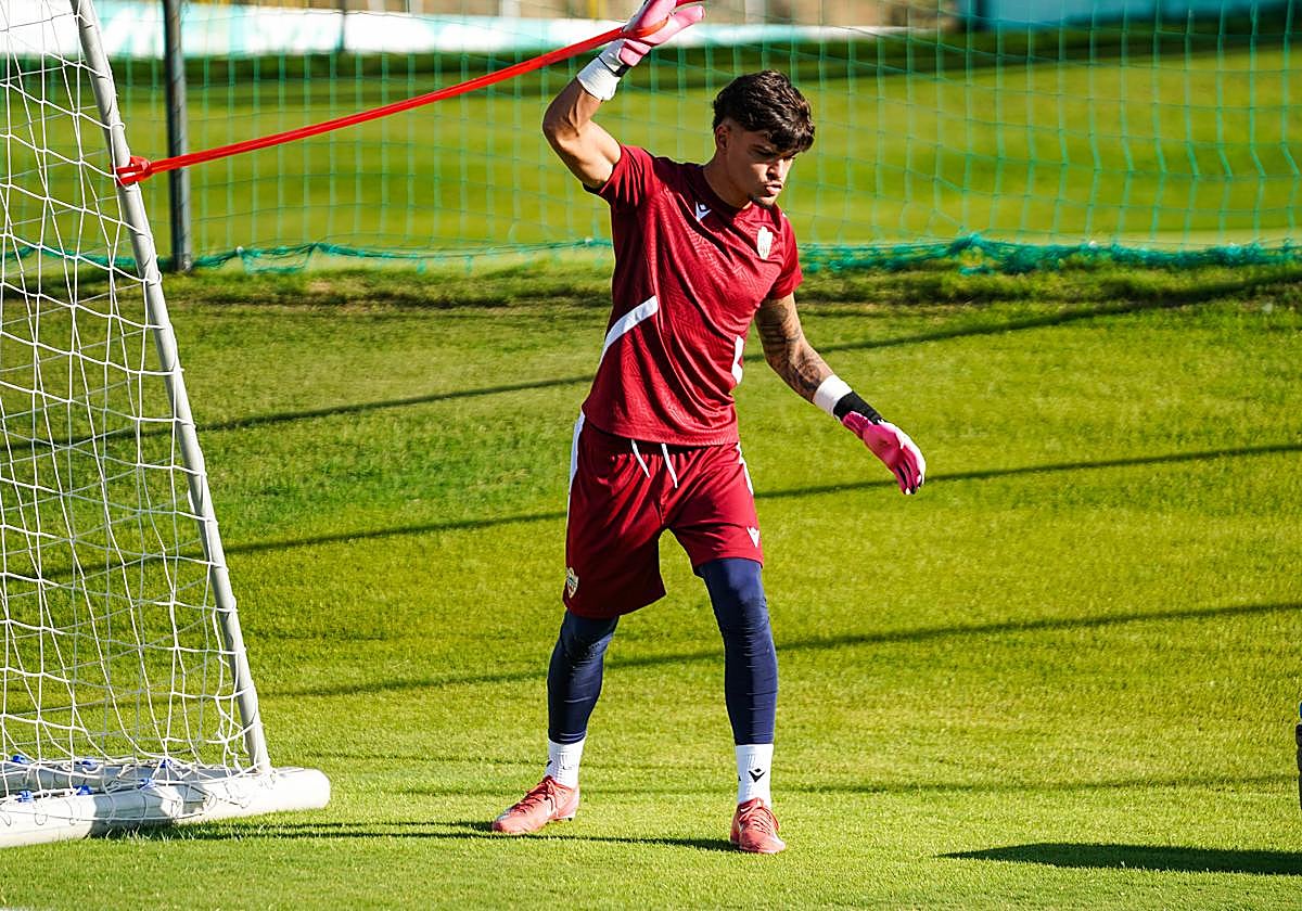 Bruno entrenando durante la pretemporada en Marbella.