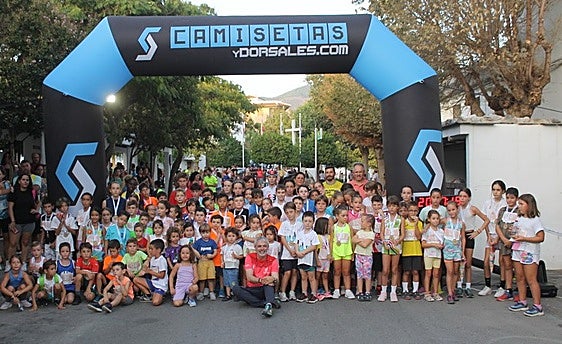 Participantes de la Carrera Infantil Solidaria
