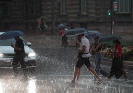 Tormentas en Andalucía.