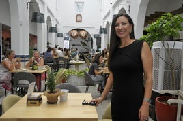 La pregonera de este año en Dúrcal, Guadalupe Valdés Vílchez.