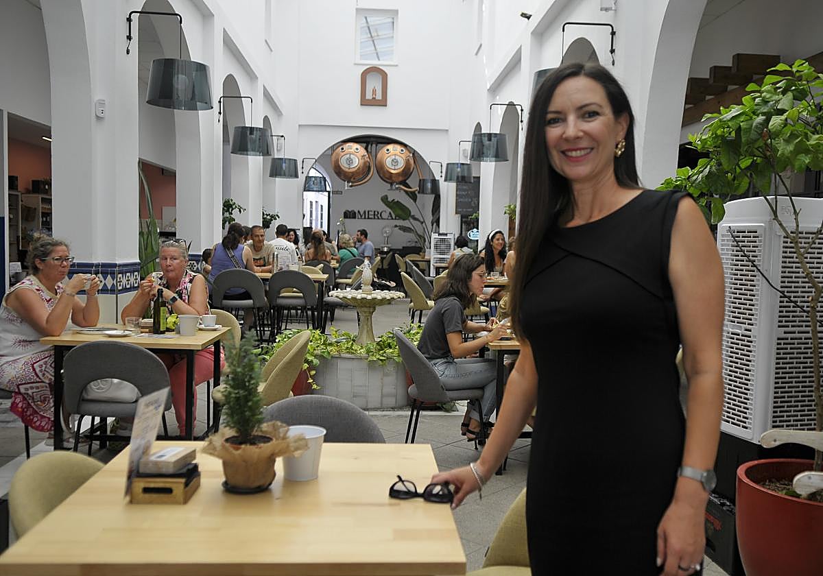 La pregonera de este año en Dúrcal, Guadalupe Valdés Vílchez.