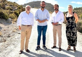 La Junta concluye los trabajos de reparación de un camino rural en Los Guájares afectado por la Dana