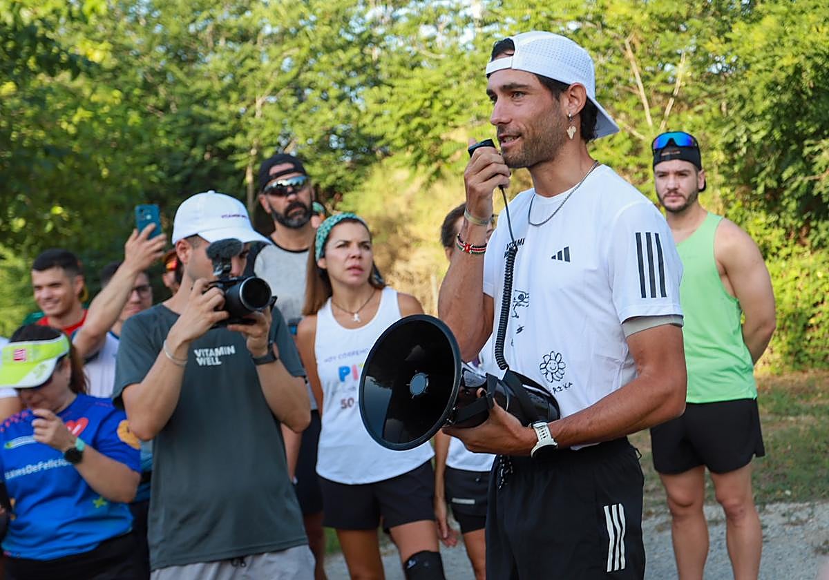 El 'influencer' Sergio Turull, durante su paso por Granada.