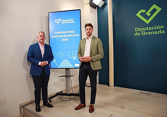 Nicolás Navarro (izquierda) y Eric Escobedo, en la presentación.