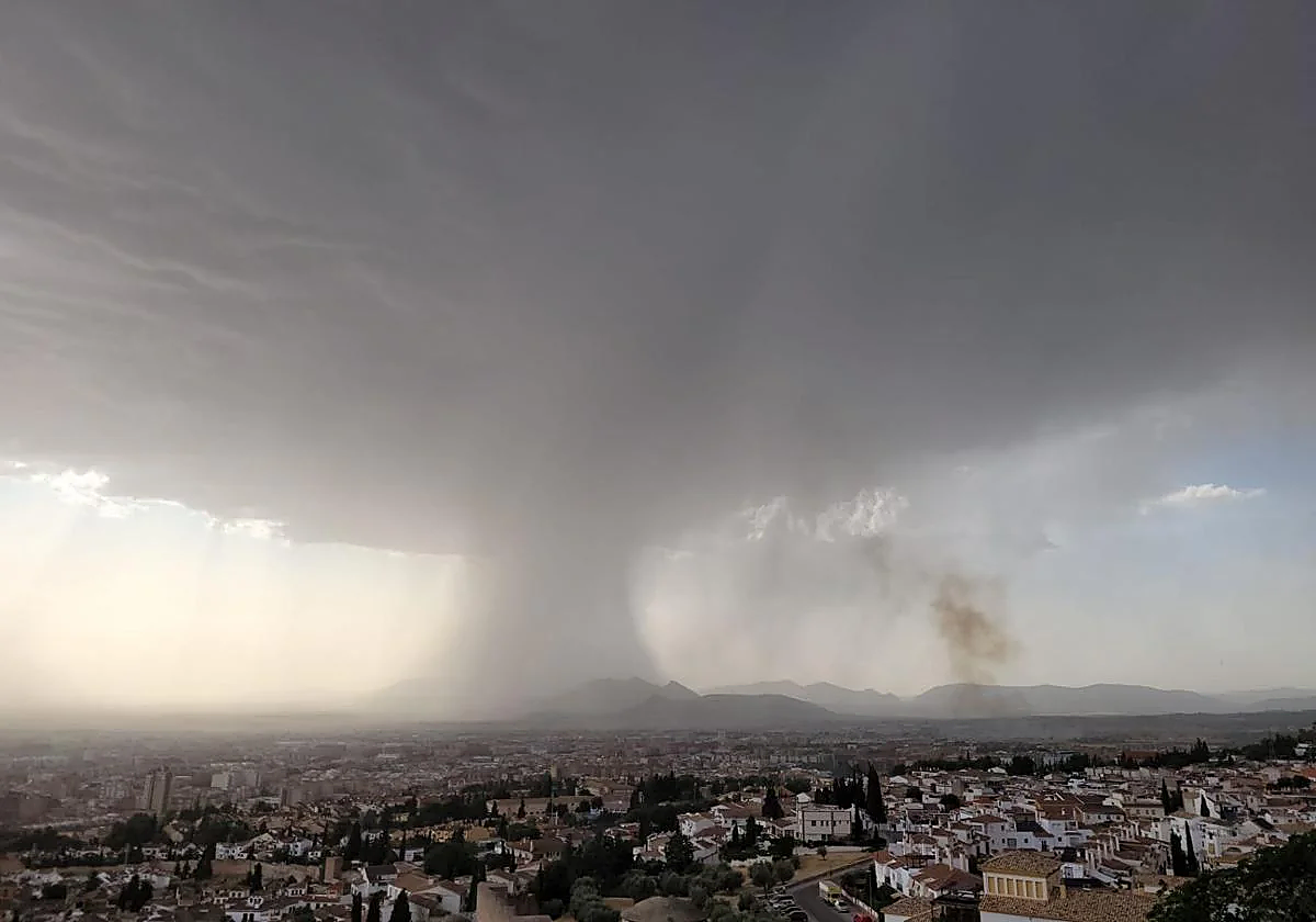 Lluvia en Andalucía.