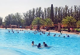 Piscina de Las Fuentezuelas en la capital.