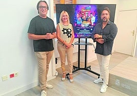 José Manuel Higueras, María Espejo y Juanjo Gallego.