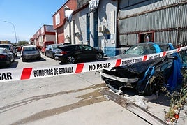 Dentro de la nave de Juncaril que ha ardido