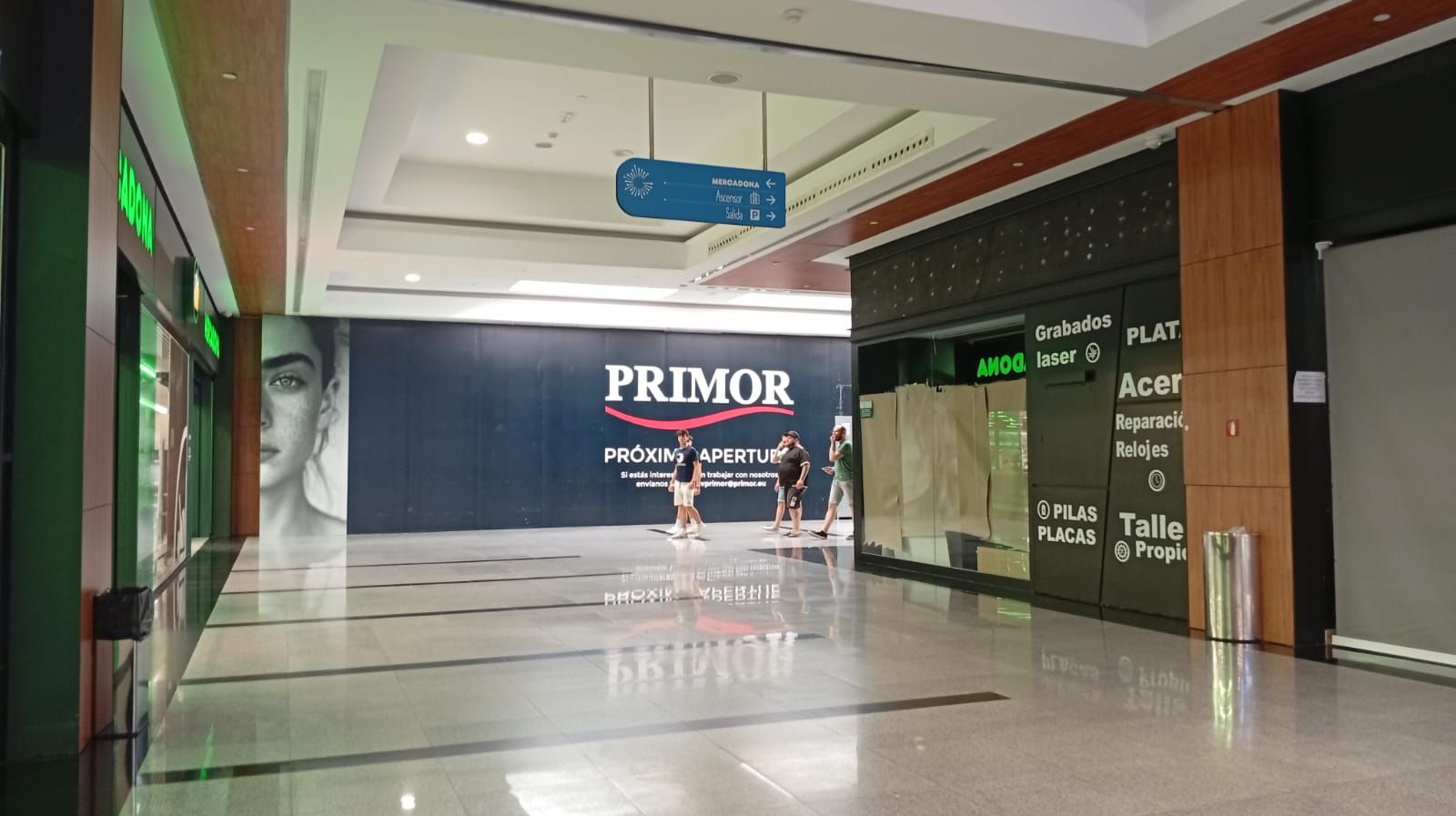 el nuevo local que ocupará primor y los de la isla central, que se reformará para convertirse en una plaza.