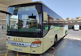El transporte metropolitano de Almería supera los 3,5 millones de viajes entre enero y junio