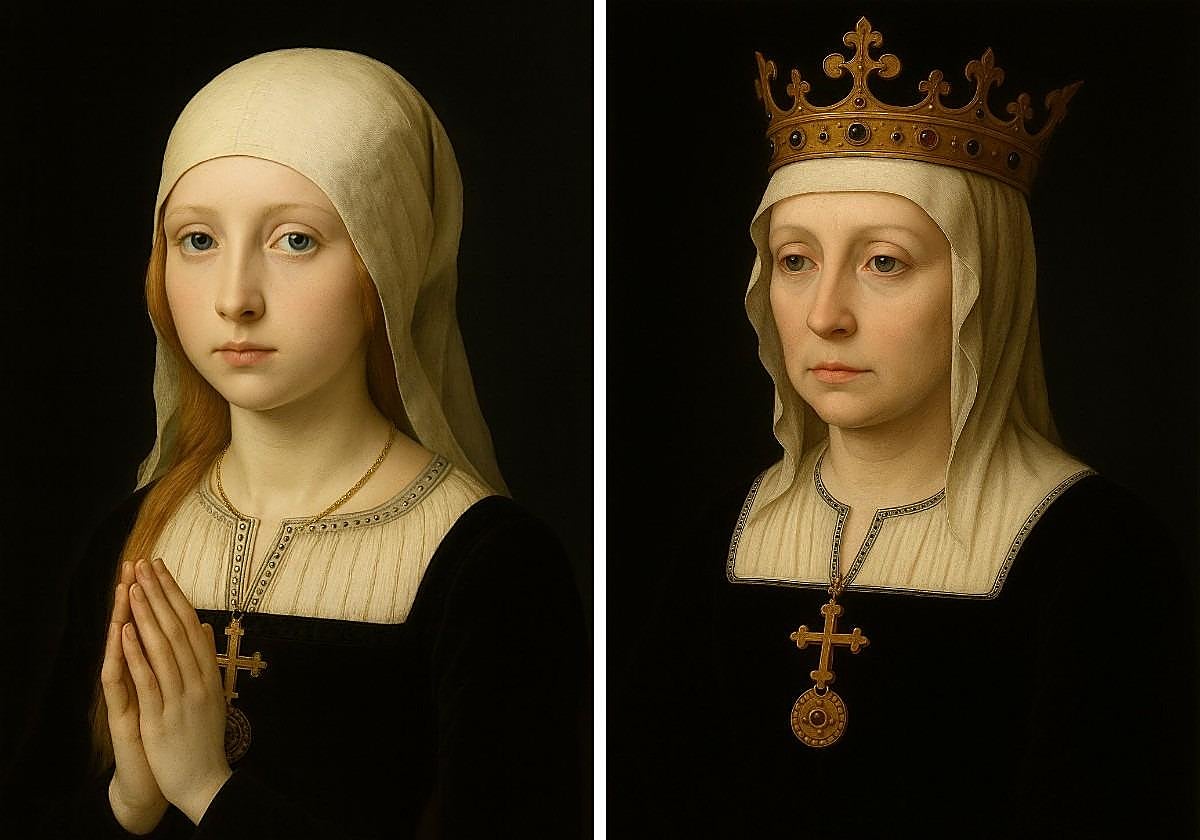 Reconstrucción del rostro de Isabel la Católica a partir de la investigación de José Luis Rubio.