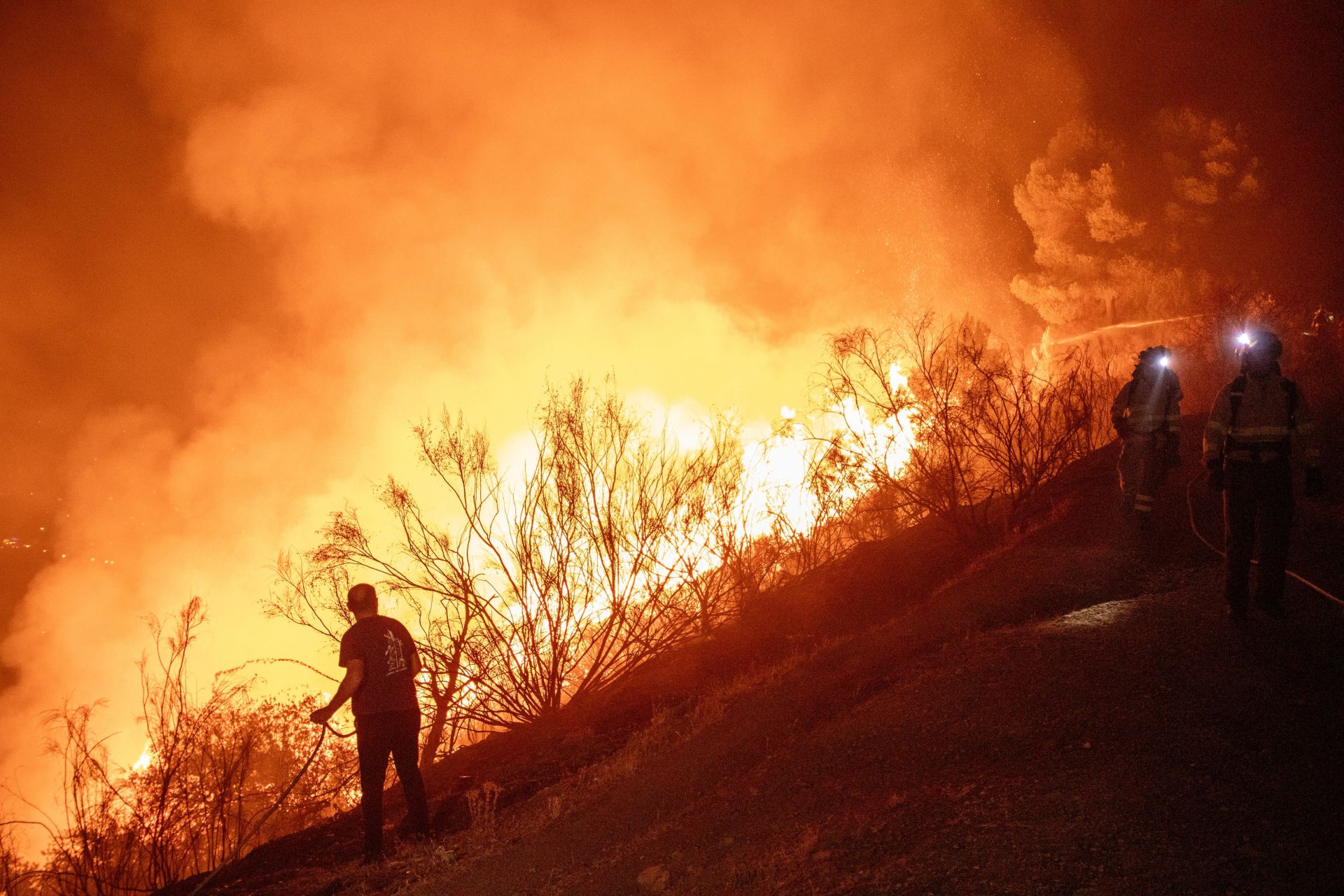 El incendio de la Fuente de la Bicha desde dentro