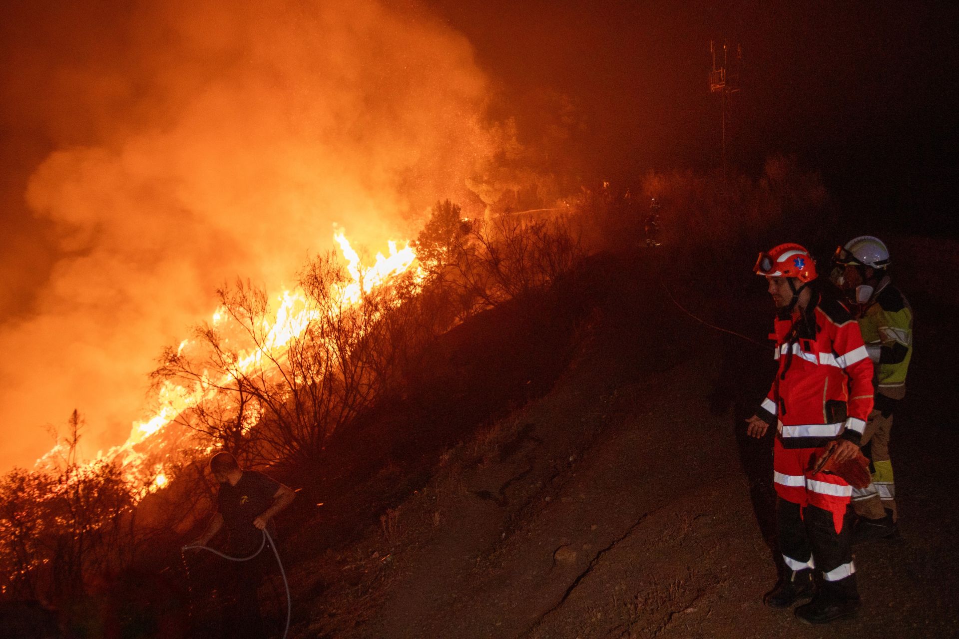 El incendio de la Fuente de la Bicha desde dentro
