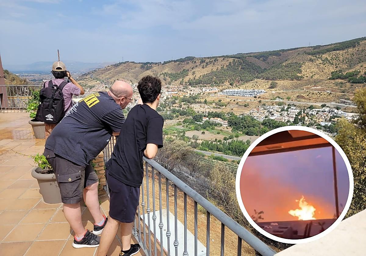 Incendio en la Fuente de la Bicha. «Las llamas llegaron a 20 metros del depósito del gas»