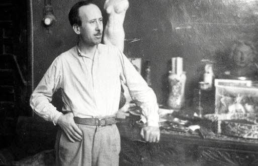 El escultor almeriense Juan Cristóbal