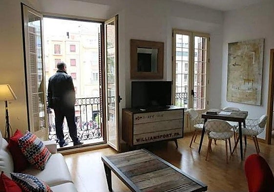 Piso en una imagen de archivo.