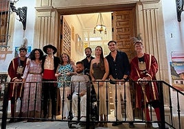 David Uclés con parte del equipo de Gobierno de Quesada.