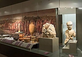 Exposición temporal del Museo Ibero de Jaén, a la espera de la colección permanente.