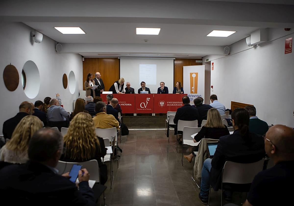Reunión en el Carmen de la Victoria con representantes de ciudades que han sido Capital de la Cultura.