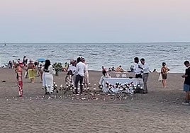 Imagen de la ceremonia facilitada por el usuario de Instagram