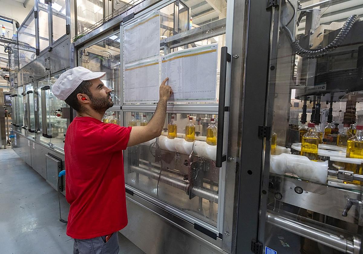La planta de envasado de Aceites Maeva en una imagen de archivo.