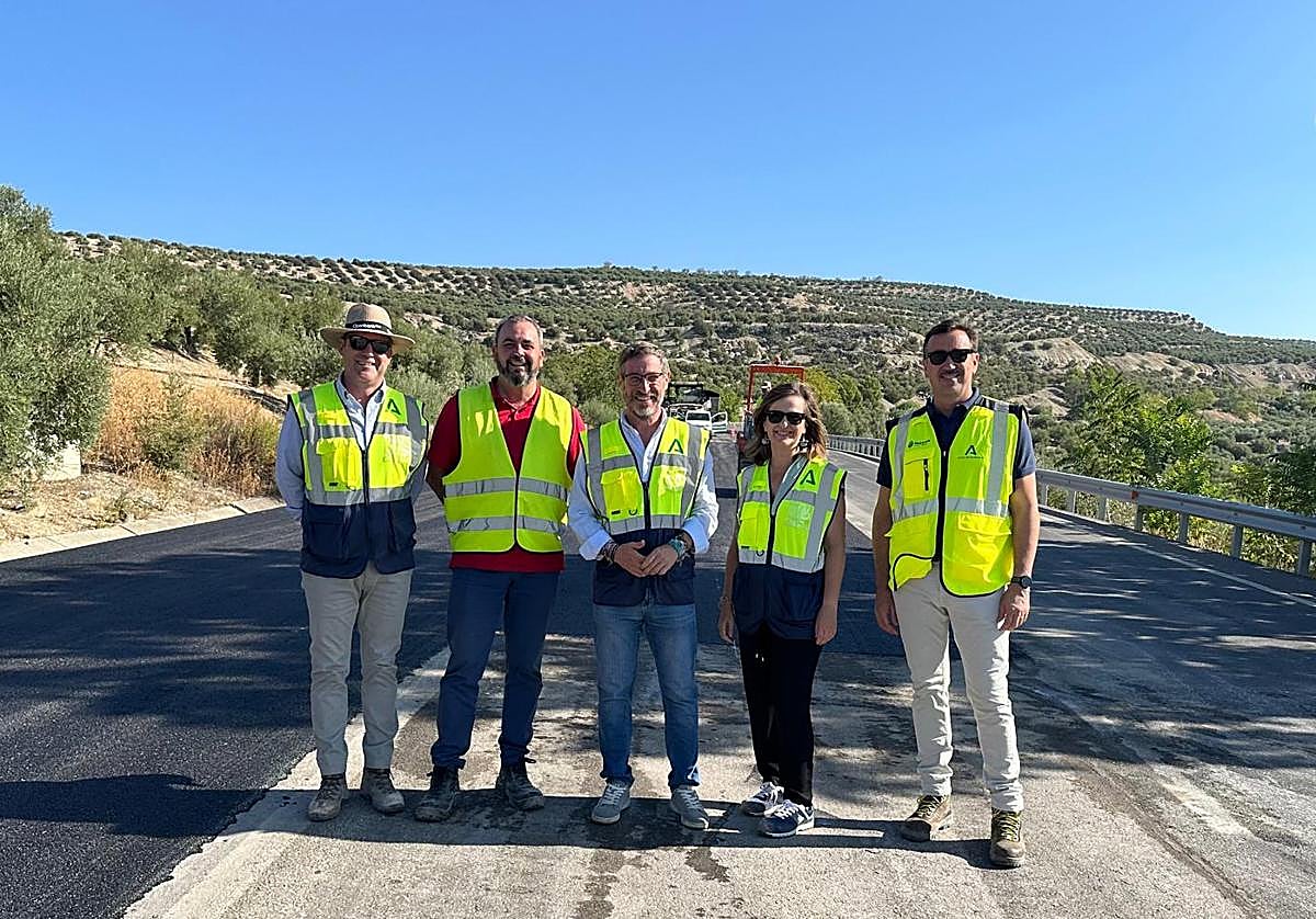 Arreglos en la carretera A-6109 en Baeza y Begíjar para evitar accidentes de tráfico