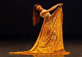 Carmen Alonso, en una de sus actuaciones.