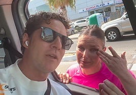 Luisa Pérez emocionada al escuchar las palabras de David Bisbal.