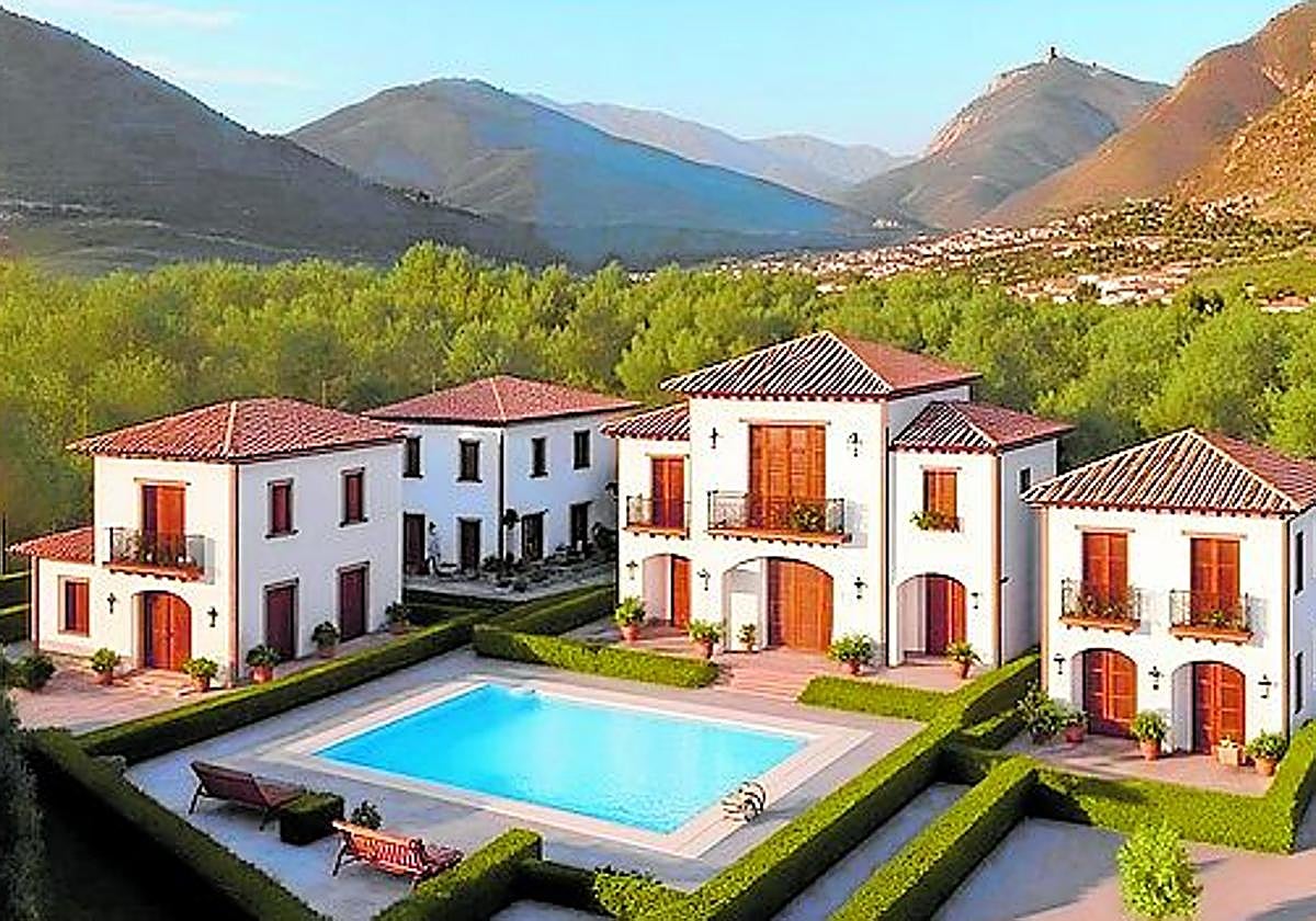 Residenciales con piscinas, zonas verdes y terrazas