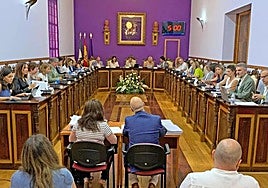 Pleno en el Ayuntamiento de Jaén en una imagen de archivo.