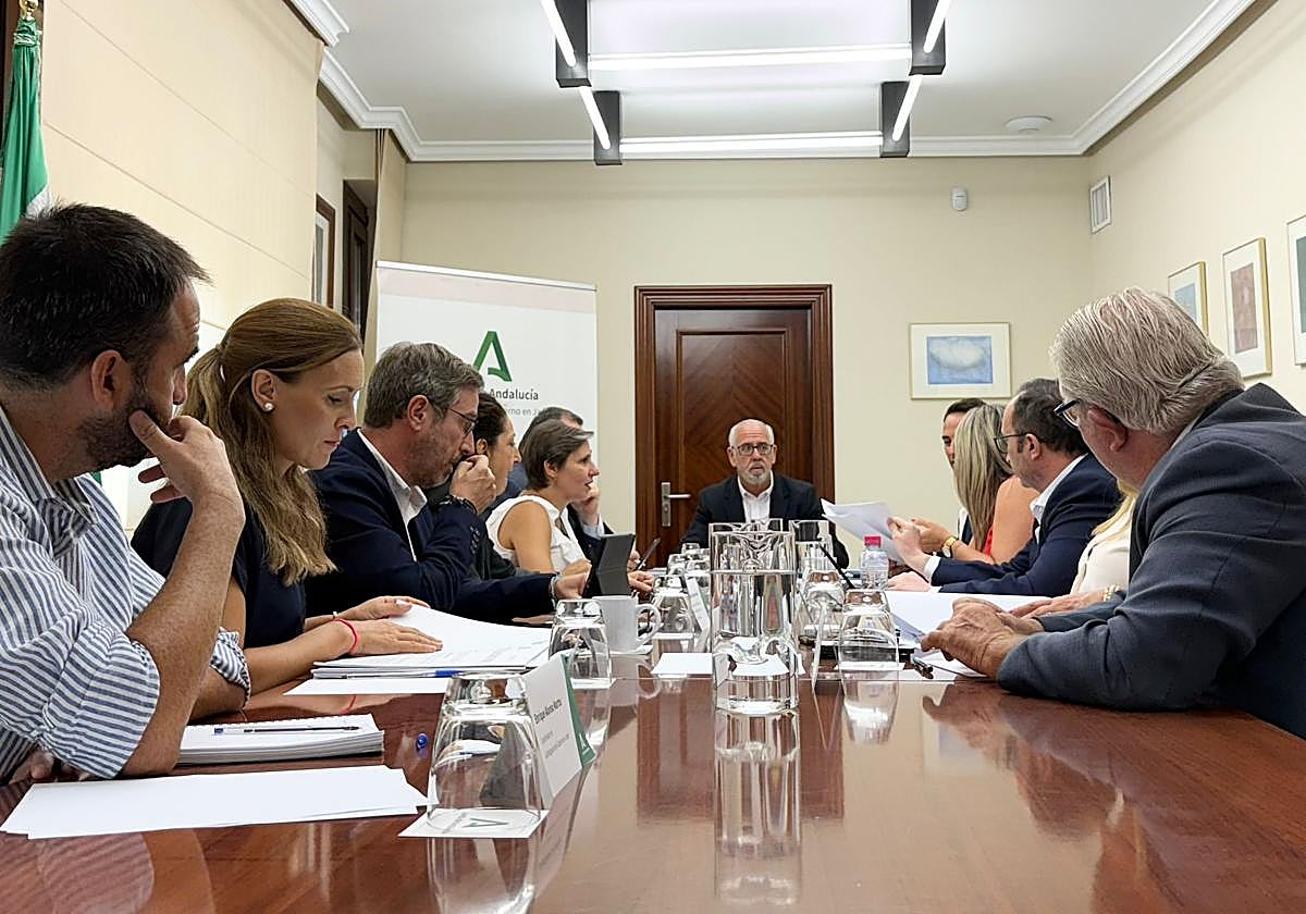 Reunión de coordinación de lo delegados.
