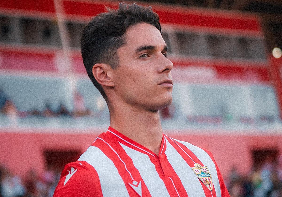 Arribas en el UD Almería Stadium