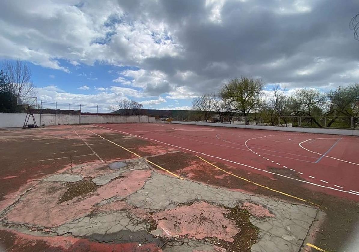 Situación de la pista del colegio.