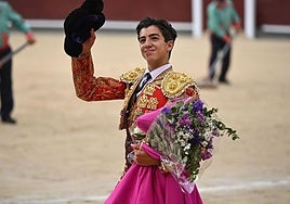 Marcos Pérez, la gran novedad del festejo.