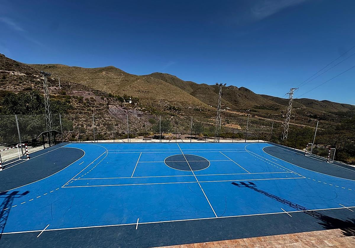 La pista polideportiva municipal.