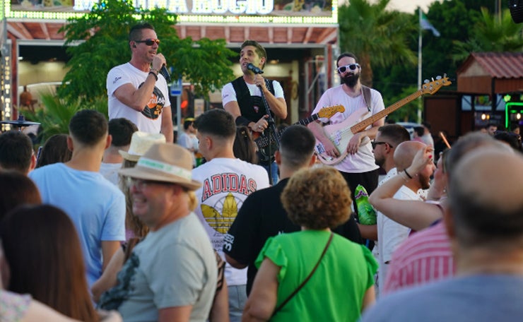 Imagen de un reciente concierto de Los Vinilos.