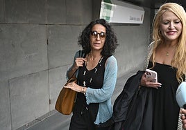 La madre de Gabriel, Patricia Ramírez, a su llegada para declarar el pasado mes de julio, ante el juzgado.