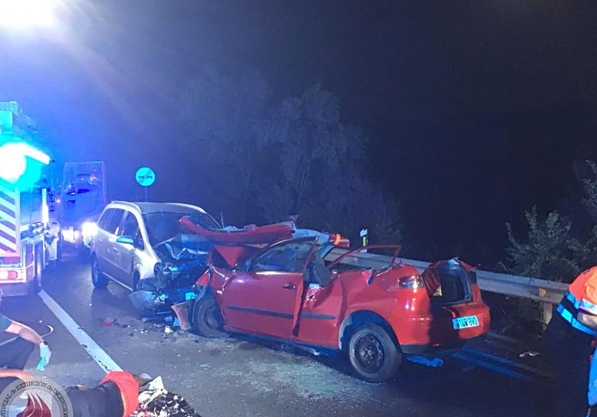 Choque frontal, registrado en agosto, en el que hubo ocho heridos, pero no hubo ninguna víctima mortal.