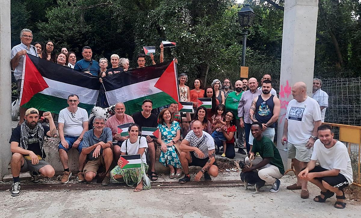 Última concentración en Cazorla en apoyo a Palestina.