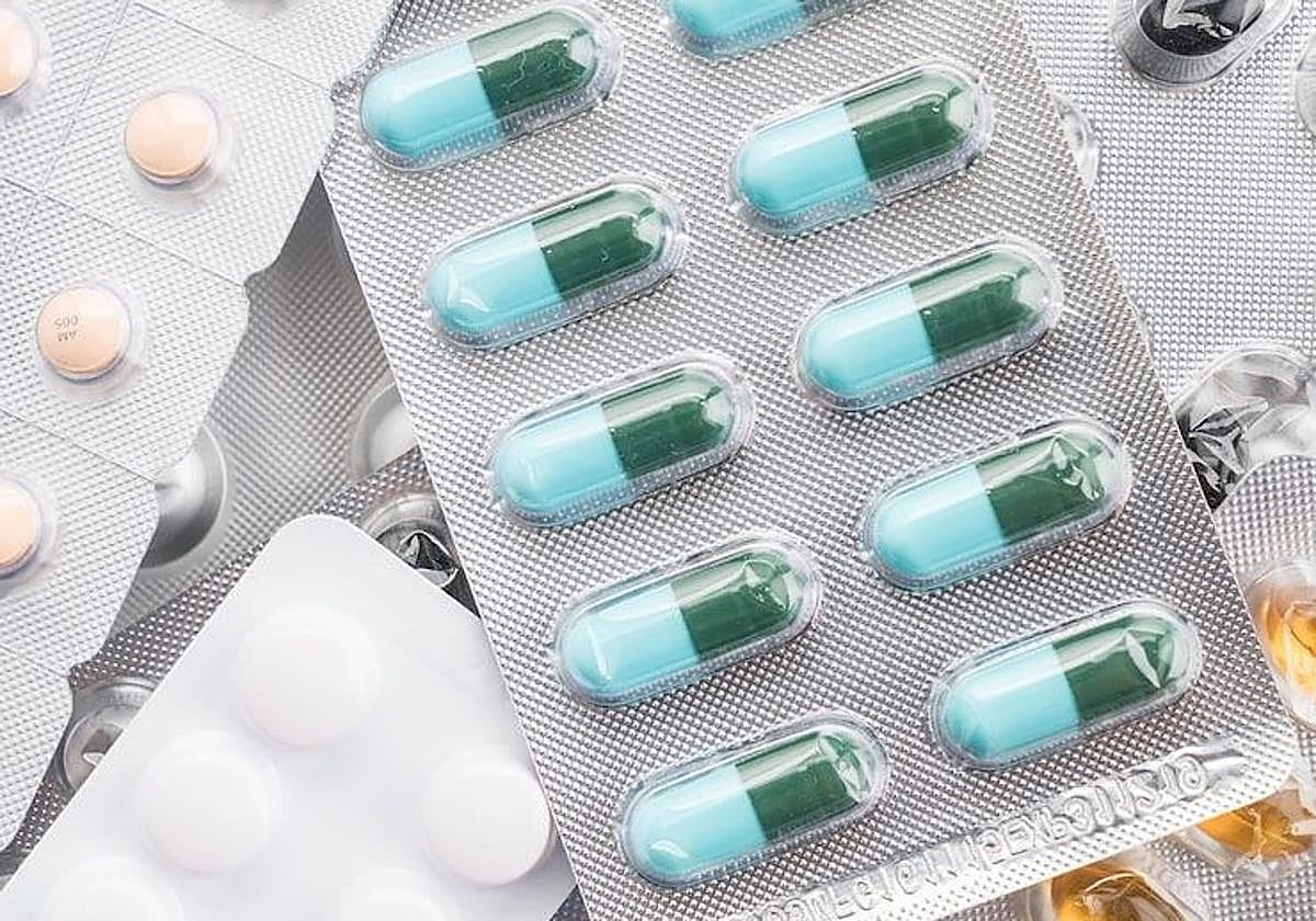 Un blíster con pastillas.